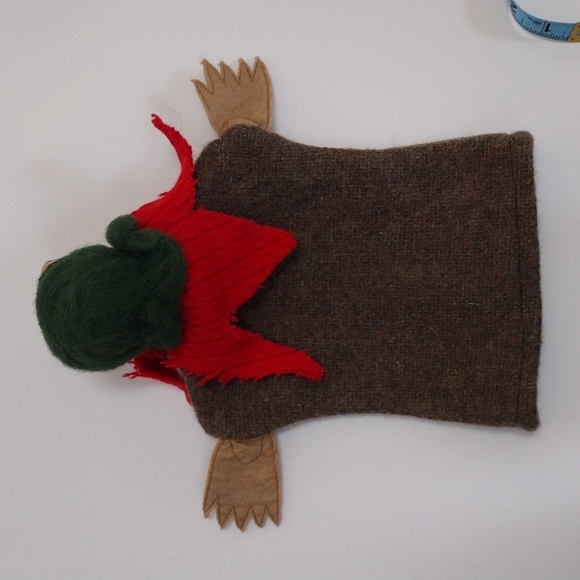 Vintage Clay Character Hand Puppet Glove Marionette Wich Ghoul Oddity Gothic - Picture 9 of 12